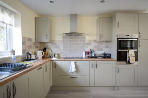 The kitchen of a dormer bungalow created by Bespoke Norfolk Group in Kings Lynn